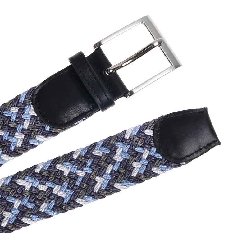 Manufacturer custom elastic waistband braided stretch belt