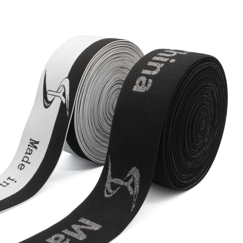 Soft high-strength clothing custom jacquard elastic webbing for underwear/headband/sportswear